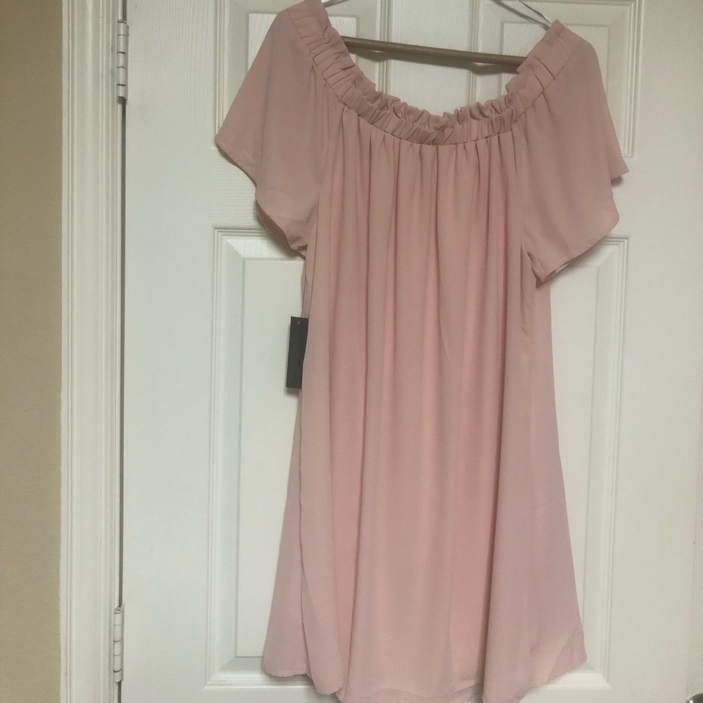 Off the shoulder dress